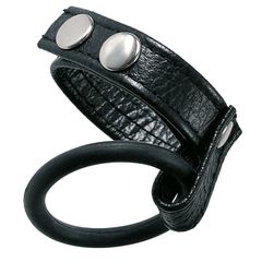 Calexotics Large Leather Ball Spreader - Μαύρο Δέρμα
