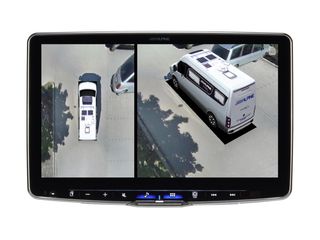 Alpine HCS-T100 360° Camera system for Motorhomes and Camper Vans eliminates any blind spots