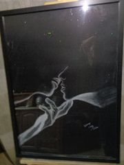Ερωτευμένο ζευγάρι.Art by Dimitra . Πίνακας 50χ70-thumb-1