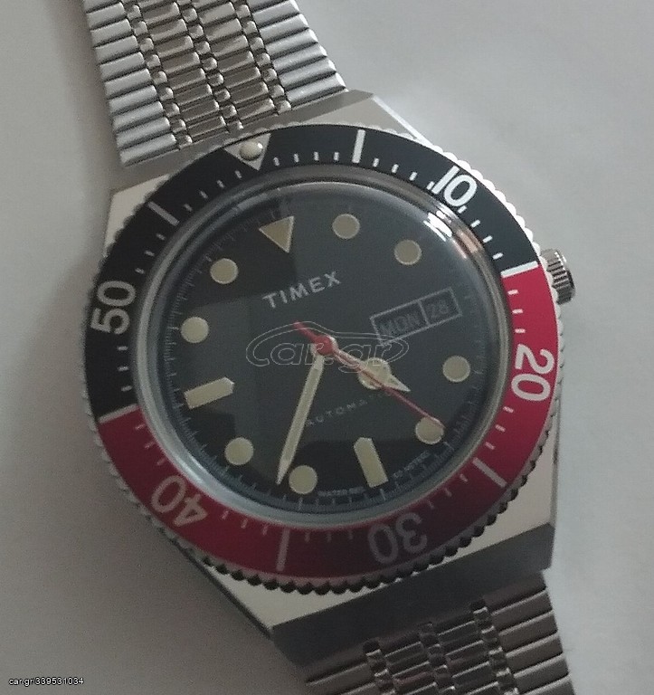 TIMEX M79 Automatic 40mm. Black-Red - "Pepsi"