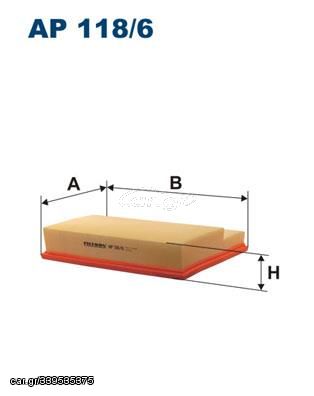 Φίλτρο αέρα FILTRON AP 118/6
