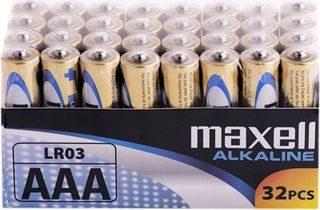 Maxell Αλκαλικές Μπαταρίες AAA 1.5V LR03 32/1 (32τμχ) LR03 32/1 - (MAXELL LR03 Aaa 32/1)