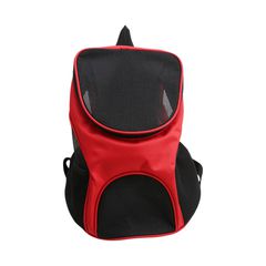 BACKPACK-ΤΣΑΝΤΑ ΜΕΤΑΦΟΡΑΣ ΚΑΤΟΙΚΙΔΙΩΝ ΚΟΚΚΙΝΗ(33x30x42cm)