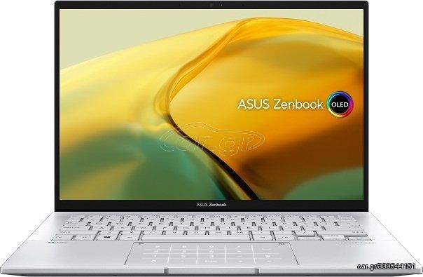 Asus Laptop Zenbook 14 Oled UX3402VA-OLED-KM522W 14.0'' WQXGA+ Oled i5-1340P/16GB/512GB Ssd NVMe/Win 11 Home/2Y/Foggy Silver - (90NB10G6-M00BP0)