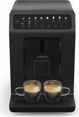 Krups Evidence Eco-Design Αυτόματη Μηχανή Espresso 1450W Πίεσης 15bAr με Μύλο Άλεσης Μαύρη - (EA897B)