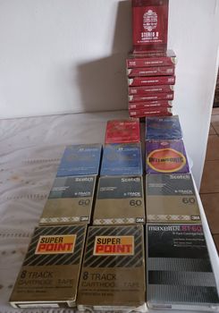 8 TRACK TAPES BLANK SEALED 6 EURO 1