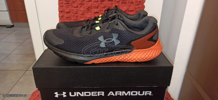 Under Armour Charged Rogue 3 Μαύρο - Πορτοκάλι Χρώμα (47 Νούμερο) 