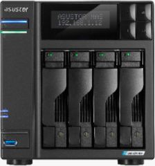 Asustor Nas Lockerstor 4 GEN2, DT, 4 Bays Hot SWAP, Intel Celeron N5105 2.0GHz Qc (Burst 2.9GHz), 4GB (Max 16GB), 4x M.2 Nvme Ssd CACHING, 2xUSB3.2 GEN1, 2,5 GbEx2, Hdmi 2.0a, WoL, WoW, IR, 3YW. - (AS