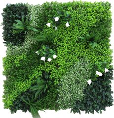 Supergreens Τεχνητή Φυλλωσιά Moss Τρίχρωμη 100x100 εκ.