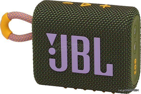 JBL Bluetooth Speaker GO3 Waterproof Green - (JBLGO3GRN)