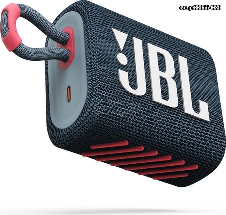 JBL Bluetooth Speaker GO3 Waterproof Blue Pink - (JBLGO3BLUP)