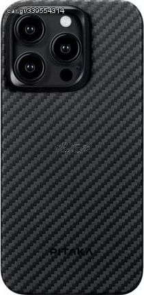 Pitaka Magez Case 4 Apple Iphone 15 Pro Black / Grey / Twill - (KI1501P)