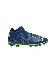 Puma Παιδικά Ποδοσφαιρικά Παπούτσια Ψηλά Future Match με Τάπες και Καλτσάκι Navy Μπλε 107384-03