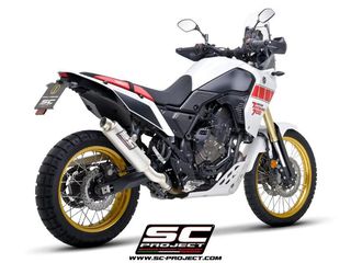 Sc Project Εξάτμιση Τελικό Rally Race Titanium Yamaha Tenere 700 2021 - 2024 Racing Version Χωρίς Προδιαγραφές Θορύβου(Συμβατη Με Πλαινές Βαλιτσες )