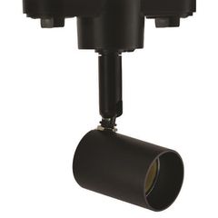 Φωτιστικό σποτ ράγας 2 καλωδίων με ντουί GU10 Φ60mm σε μαύρο χρώμα