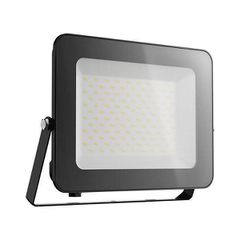 Προβολέας LED 100W SMD 42V DC με ψυχρό χρώμα φωτός 6500k IP65 σε μαύρο χρώμα