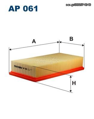 Φίλτρο αέρα FILTRON AP 061