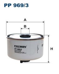Φίλτρο καυσίμου FILTRON PP 969/3