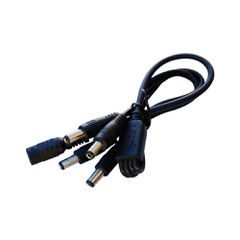 DC Καλώδιο τροφοδοσίας CV-PL-004 αρσενικό 5,5x2,1mm σε 4 θηλυκά (5,5x2,1mm) 0.4m