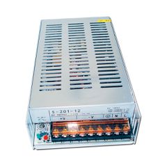 Switching τροφοδοτικό S-200-12 open frame 12V 16,5A 200x110x50mm