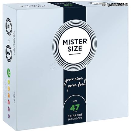 Mister Size - Pure Feel - 47 mm - 36 pack