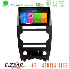 Bizzar 4T Series Jeep Commander 2007-2008 4Core Android12 2+32GB Navigation Multimedia Tablet 9"
