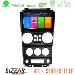 Bizzar 4T Series Jeep Wrangler 2008-2010 4Core Android12 2+32GB Navigation Multimedia Tablet 9"