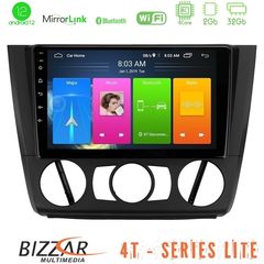 Bizzar 4T Series BMW 1Series E81/E82/E87/E88 (MANUAL A/C) 4Core Android12 2+32GB Navigation Multimedia Tablet 9"