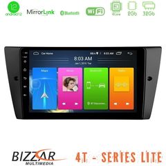Bizzar 4T Series BMW 3 Series 2006-2011 4Core Android12 2+32GB Navigation Multimedia Tablet 9"