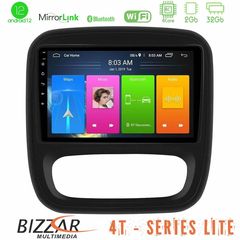 Bizzar 4T Series Renault/Nissan/Opel/Fiat 4core Android12 2+32GB Navigation Multimedia Tablet 9"