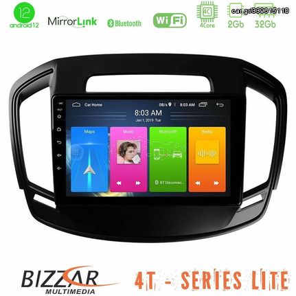 Bizzar 4T Series Opel Insignia 2014-2017 4core Android12 2+32GB Navigation Multimedia Tablet 9"