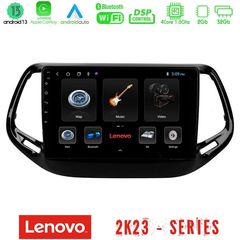 Lenovo Car Pad Jeep Compass 2017 4Core Android 13 2+32GB Navigation Multimedia Tablet 10"