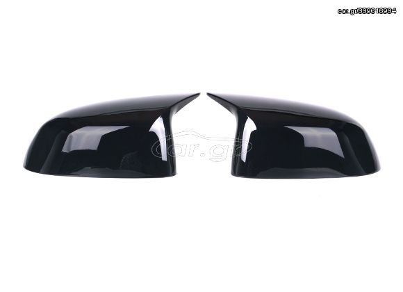Καπάκια για καθρέφτη για BMW E46 - μαύρα γυαλιστερά