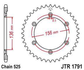 ΓΡΑΝΑΖΙ JT JTR1791-43 XF650 FREEWIND