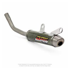 ΤΕΛΙΚΟ ΕΞΑΤΜΙΣΗΣ Ti-2 SHORTY CARBON ΜΕ ΑΛΟΥΜΙΝΙΟΥ ΚΑΠΑΚΙ KTM SX250, EXC250/300 18-22, HUSQVARNA TC250, TE250/300 20-22 | PRO CIRCUIT