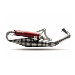 YASUNI Carrera 10 Full Exhaust System Red  - Piaggio