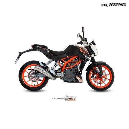 ΟΛΟΣΩΜΗ ΕΞΑΤΜΙΣΗ MIVV GHIBLI KTM 390 DUKE 13-16