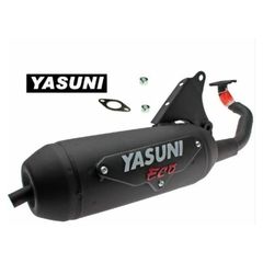 YASUNI Eco Full Exhaust System - Steel Black Suzuki Katana