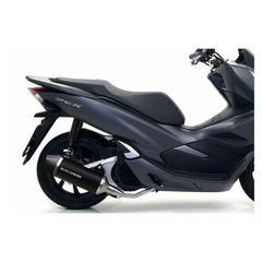 MALOSSI RX Full Exhaust System - Black Aluminium Carbon Kymco X-Town 300