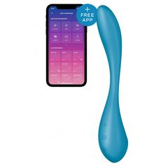 Satisfyer G Spot Flex 5+ Έυκαμπτος Πολυδονητής Μπλε