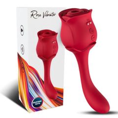 TOYBOX DUAL ROSA G-Spot and Clit Sucker Vibrator