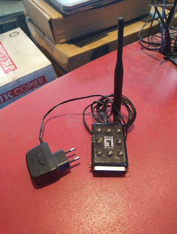 USED LEVEL ONE WPS-9121 11G WIRELESS PARALLEL MINI PRINTER SERVER