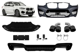 Body kit μαρκέ άριστης ποιότητας M technik BMW X3 F25, X4 F26 2014-2018 με PDC 