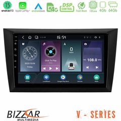 Bizzar V Series Vw Golf 6 10core Android13 4+64GB Navigation Multimedia Tablet 9"