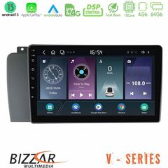Bizzar V Series Volvo S60 2004-2009 10core Android13 4+64GB Navigation Multimedia Tablet 9"