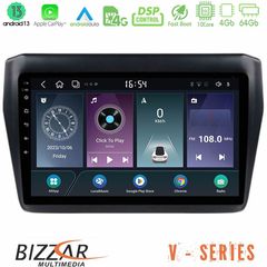 Bizzar V Series Suzuki Swift 2017-2023 10core Android13 4+64GB Navigation Multimedia Tablet 9"