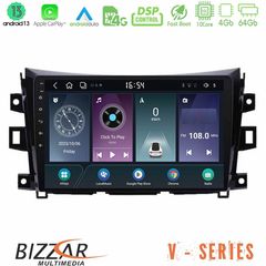 Bizzar V Series Nissan Navara NP300 10core Android13 4+64GB Navigation Multimedia Tablet 9"