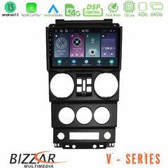 Bizzar V Series Jeep Wrangler 2008-2010 10core Android13 4+64GB Navigation Multimedia Tablet 9"