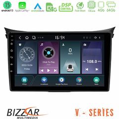 Bizzar V Series Hyundai i30 2012-2017 10core Android13 4+64GB Navigation Multimedia Tablet 9"