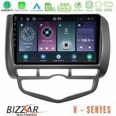 Bizzar V Series Honda Jazz 2002-2008 (Auto A/C) 10core Android13 4+64GB Navigation Multimedia Tablet 9"